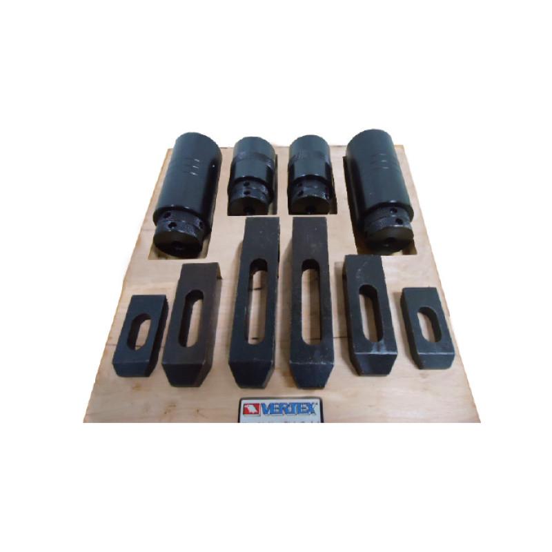 Sada 10 ks upínek M12 a opěrných šroubů