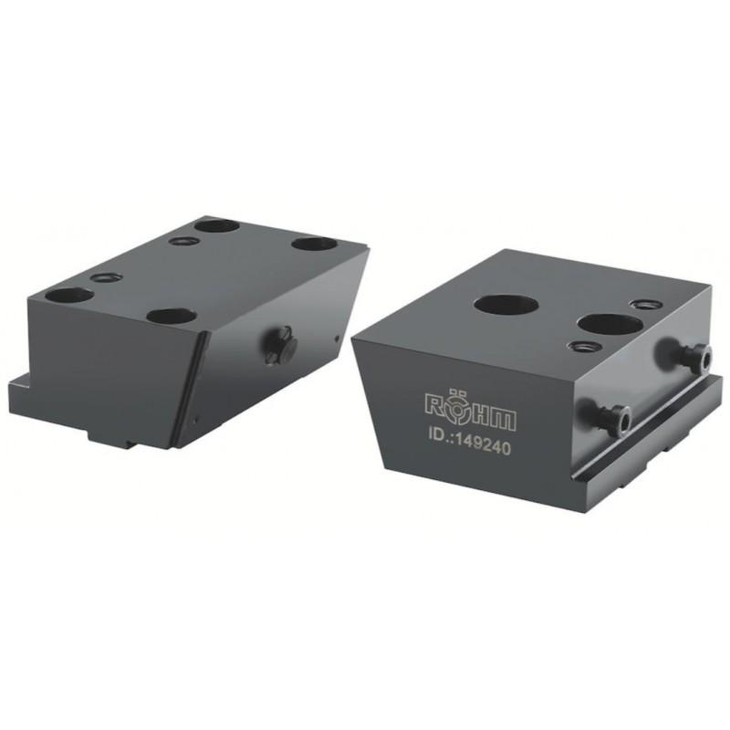 Horní čelisti - 2ks RÖHM SN, vel.4, šíře 158 mm, oboustranné